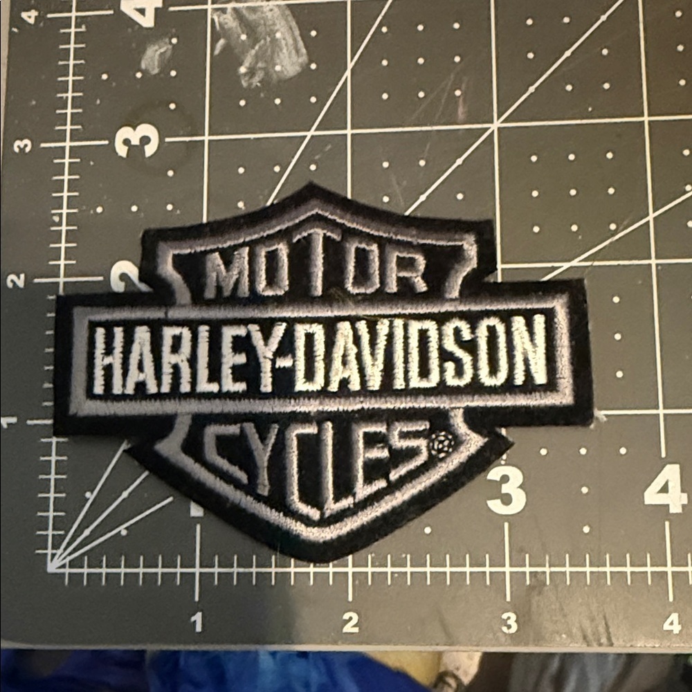 Harley-Davidson Black and Orange Patch Trio - Picture 2 of 4